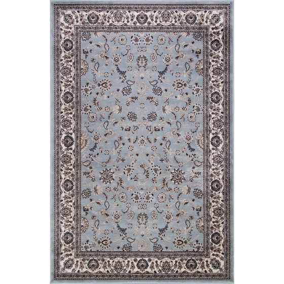 Ковёр прямоугольный Merinos Valencia Deluxe, размер 150x400 см, цвет l.blue-brown