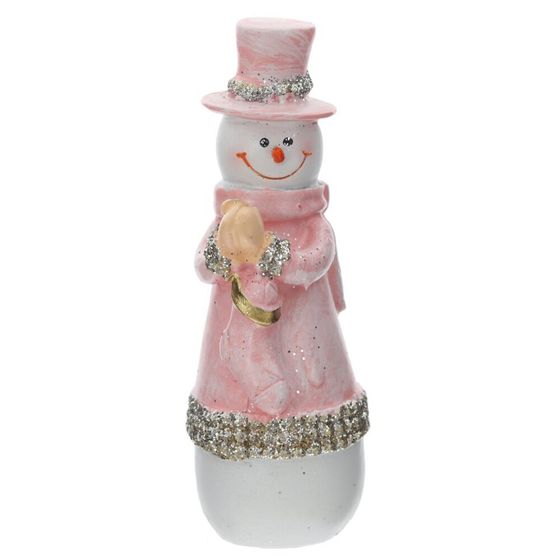 Фигурка декоративная &quot;Снеговик&quot;, L4 W3,5 H11 см, 2в.