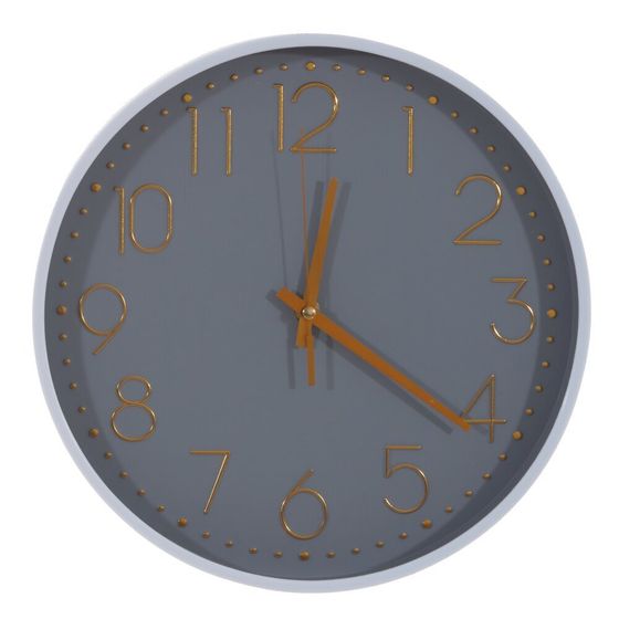 Часы настенные декоративные, Д29,5 Ш4 В29,5 см, (1xАА не прилаг.)