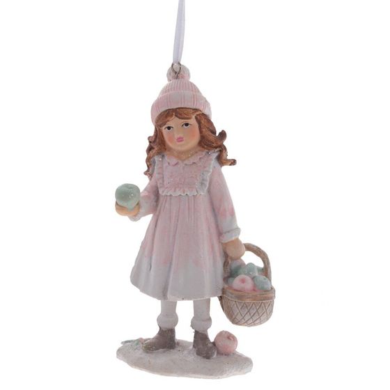 Изделие декоративное подвесное "Девочка/Мальчик", L6 W4 H13 см, 3в.