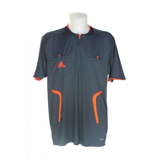 Мужская футболка спортивная синяя с логотипом футбольная Referee jersey adidas M 632146