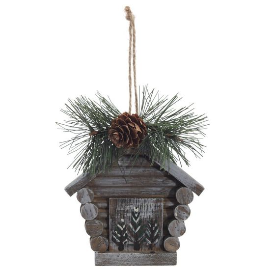 Изделие декоративное подвесное&quot;Домик&quot;, L11 W6 H15 см, 3в.