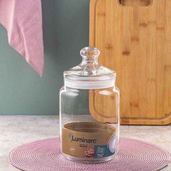 Банка для продуктов БИГ КЛАБ с крышкой 2л