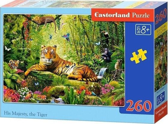 Castorland Puzzle 260 His Majesty, the Tiger CASTOR