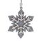 Украшение новогоднее &quot;Снежинка&quot;, 3в., L8 W1 H10,5 см, 3в.