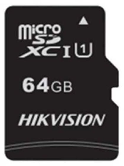 Карта памяти microSDXC 64Gb Hikvision HS-TF-C1(STD)/64G/ZAZ01X00/OD