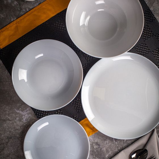 Столовый набор 19 предметов ДИВАЛИ ГРАНИТ