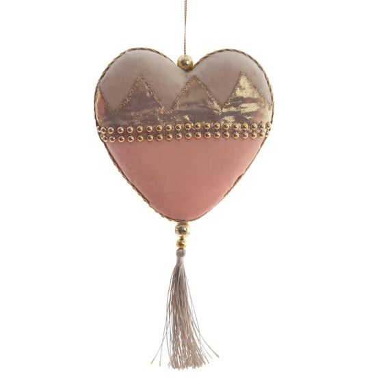 Украшение новогоднее  &quot;Сердце&quot;, L13 W3 H22 см, 4в.