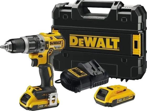 Дрель-шуруповерт аккумуляторная DeWalt DCD796D2-QW 18В 2АКБ 2Ач и ЗУ (кейс)