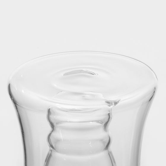 !09 Пивной бокал «Дуо», 400 мл, 8.5×8.5×18 см, с двойными стенками, стекло, прозрачный