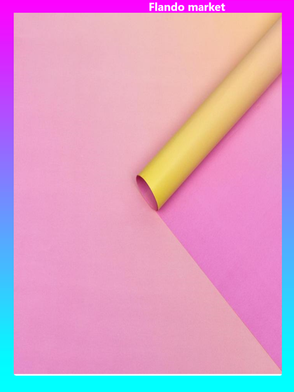 !09 Бумага глянцевая (набор 2 листа) &quot;Градиент 07&quot;,двухсторонняя, 0,5 х 0,7 м.