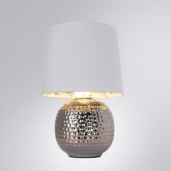 Декоративная настольная лампа Arte Lamp Merga A4001LT-1CC, E14, 40 Вт, 16х16х26 см, хром