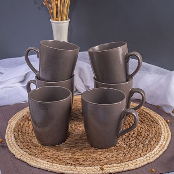 Кружка DROPS серо-коричневый 360мл