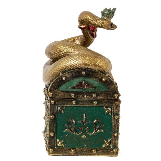 Шкатулка &quot;Змея&quot;, L14 W9 H17 см