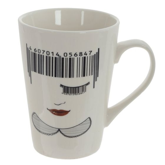 Кружка 400 мл, L12 W9 H12 см, дизайн микс