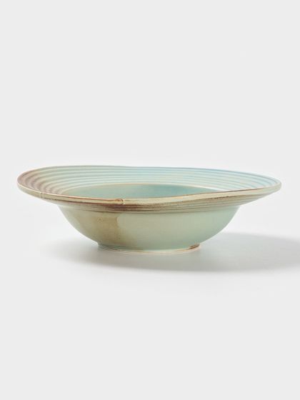Тарелка глубокая &quot;Sand Ripples&quot; Magistro 22см, 22,5х6 цвет желтый, голубой, коричневый