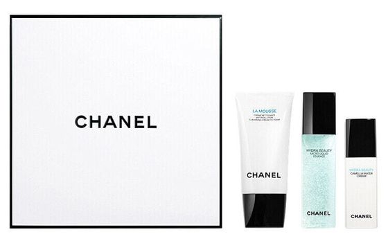 CHANEL Camellia Flower Water-Like Clear Skincare Sets Hydrating Cleansing Three-Piece Set