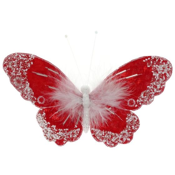 Изделие декоративное &quot;Бабочка&quot;, L23 W2 H13 см, 3в.