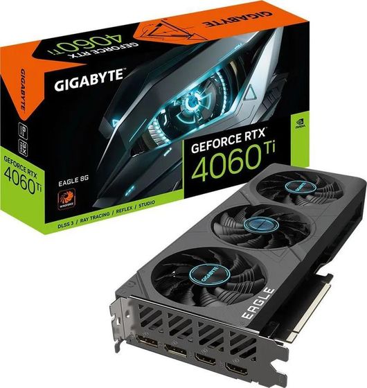 Видеокарта Gigabyte PCI-E 4.0 RTX4060Ti 8Gb GV-N406TGAMING OC-8GD GDDR6 128bit 2580/18000 2xHDMI 2xDP RTL