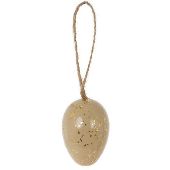 Набор из 6-ти изделий декоративных подвесных "Яйцо" (4*6), L14 W15 H5 см