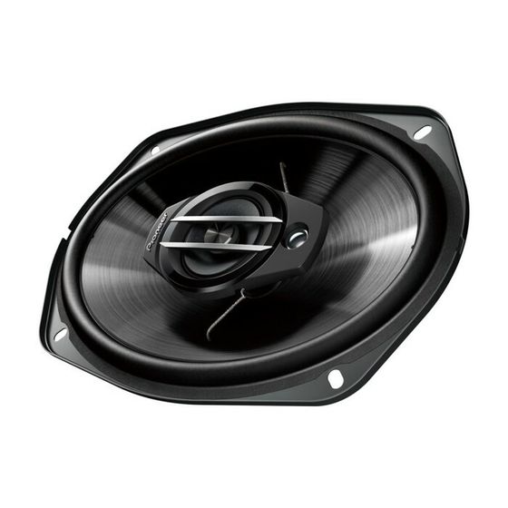 Акустическая система Pioneer TS-G6930F, 15х23 см, 400 Вт, набор 2 шт