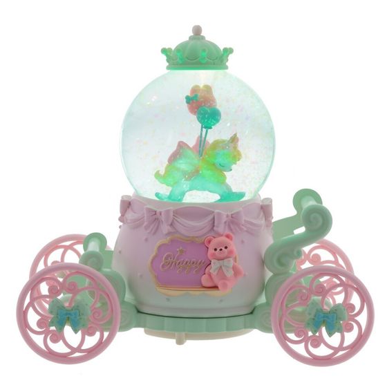 Фигурка декор &quot; Лошадка&quot; в стекл шаре (муз, подсвет, вьюга, движ, 3xAAA н/п), D10 см, Д22 Ш12 В21 см