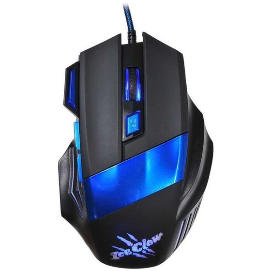 Мышь Оклик 775G Ice Claw черный оптическая (2400dpi) USB (7but)