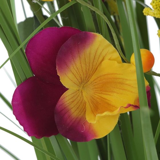 Цветочная композиция, L33 W31 H70 см