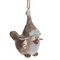 Изделие декоративное подвесное "Птичка", L7 W6 H9,5 см, 2в.