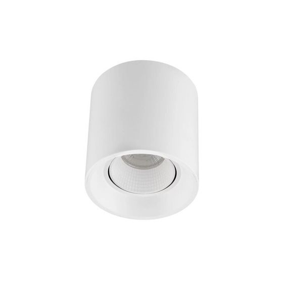 DK3090-WH Накладной поворотный светильник под сменную лампу SORO, IP20, 15W, GU5.3, LED, белый/белый