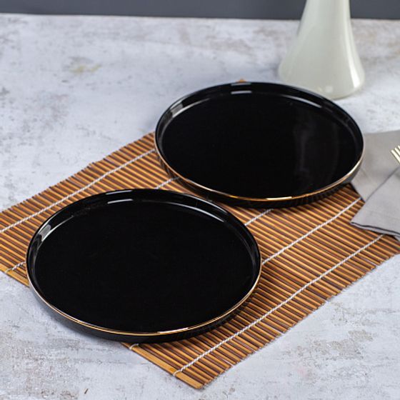 Тарелка обеденная BLACK GOLD 27см