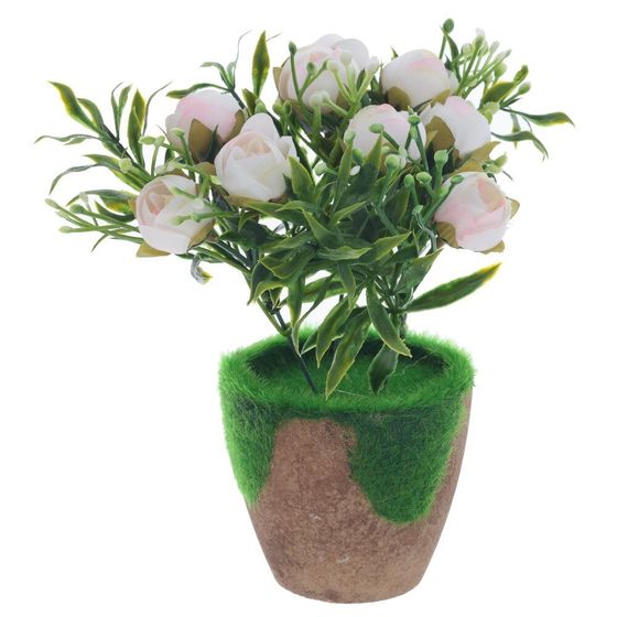 Цветочная композиция, L13 W13 H19 см, 3в.