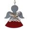 Изделие декоративное подвесное &quot;Ангел/Ёлка/Звезда&quot;, L9 W1 H11,5 см, 3в.