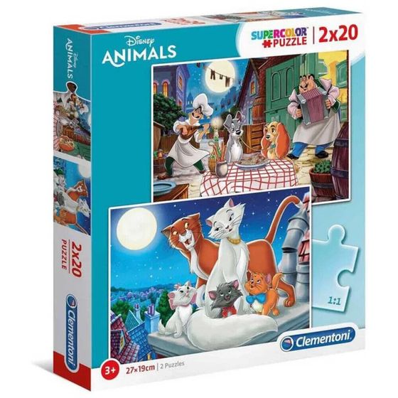 Пазл CLEMENTONI Disney Animals 2x20 элементов