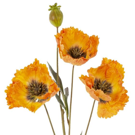 Цветок искусственный &quot;Мак&quot;, L18 W18 H70 см
