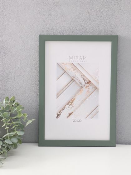 Фоторамка пластик &quot;МИРАМ&quot; 20х30 см, зелёный