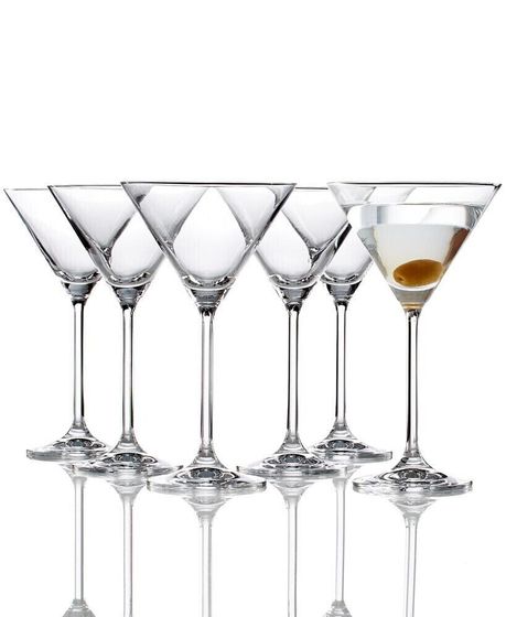 Tuscany Martini Glasses 6 Piece Value Set