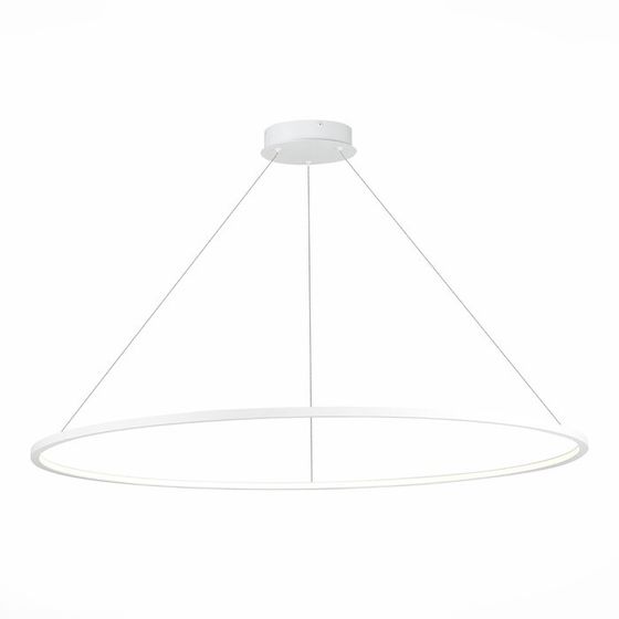 Светильник подвесной St Luce. ST603.543.57. 1х57 Вт, LED, 4000K, 3705 Lm, 100х100 см, цвет белый