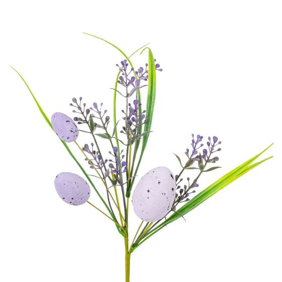 Ветка искусственная &quot;Пасхальная&quot;, L7 W6 H28 см