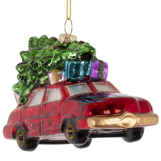Украшение новогоднее "Машина", L12 W5 H7,5 см