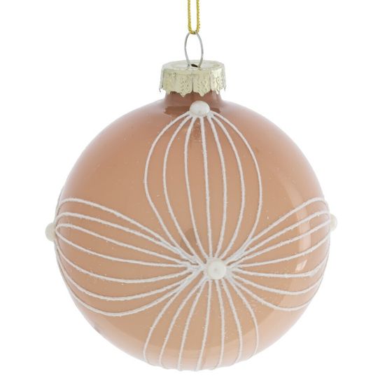 Набор из 12шт Украшение новогоднее &quot;Шар&quot;, D 8 см, L34 W25 H9 см