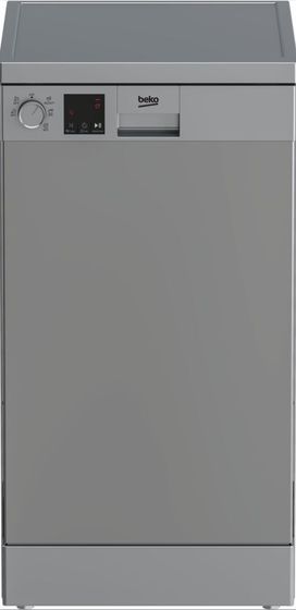 Посудомоечная машина Beko DVS050R02S серебристый 10 комплектов (узкая)
