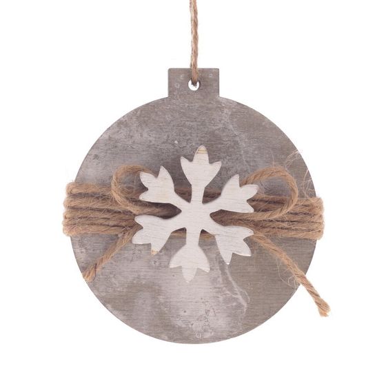 Украшение новогоднее &quot;Снежинка&quot;, L8 W2,5 H9 см, 5в.