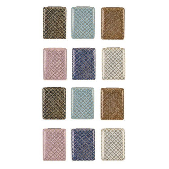 Зеркало карманное, Д6 Ш8,5 В1,5 см, 6в.