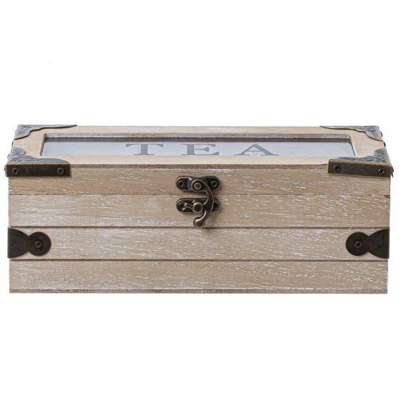 Шкатулка для чайных пакетиков, L24 W10 H8,5 см