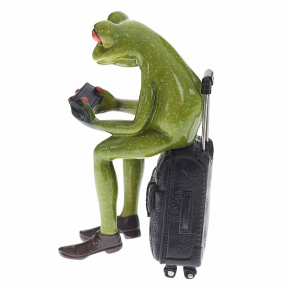 Фигурка декоративная &quot;Лягушка&quot;, Д6 Ш8,5 В14 см