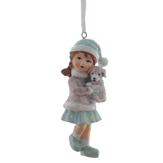 Изделие декоративное подвесное "Мальчик/Девочка", L4,5 W4 H10,5 см, 2в.