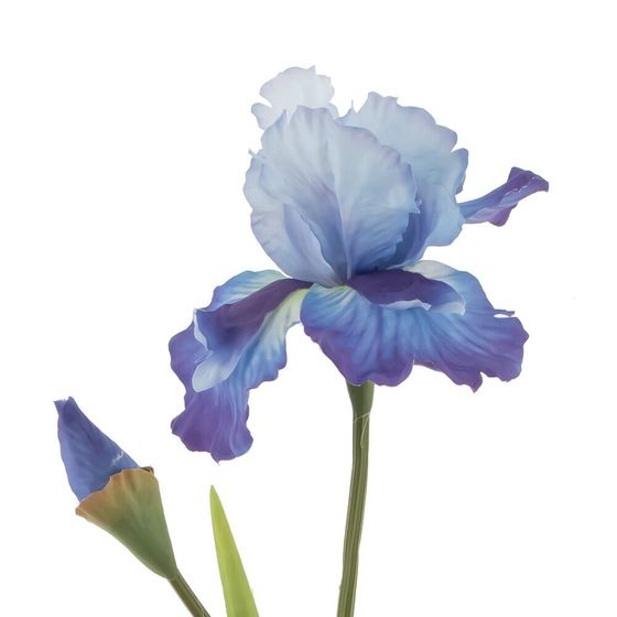 Цветок искусственный "Ирис", L30 W14 H66 см