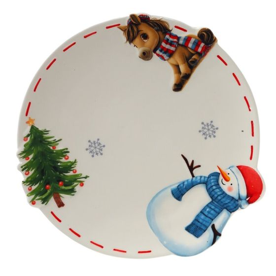 Тарелка &quot;Лошадка&quot;, L21 W21 H2 см