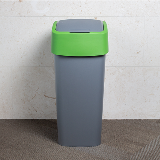 Контейнер для мусора FLIP BIN 50л зеленый